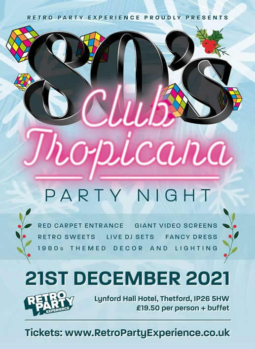 80's Club Tropicana Party Night