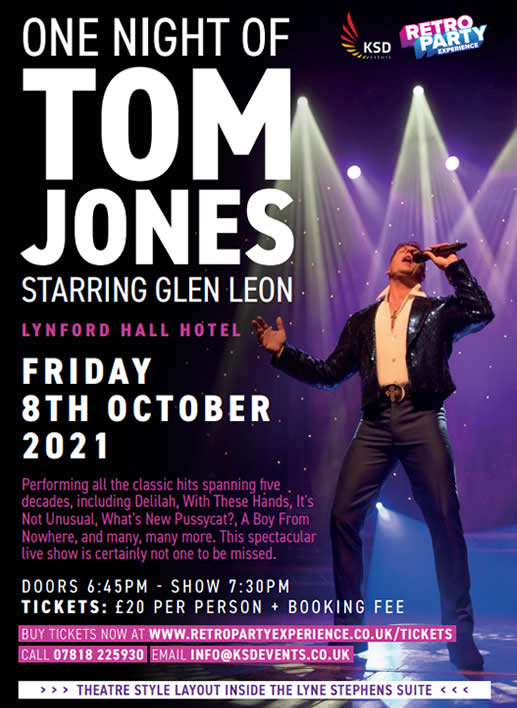One Night of Tom Jones

Starring Glen Leon 